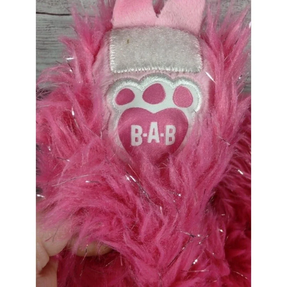 Build-A-Bear Workshop Fuchsia Pink Shimmer Shaggy Sloth